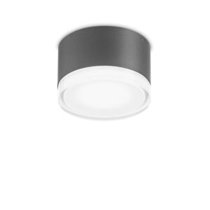 Външен плафон Ideal Lux Urano PL1 Small 168111 в цвят антрацит - основен изглед