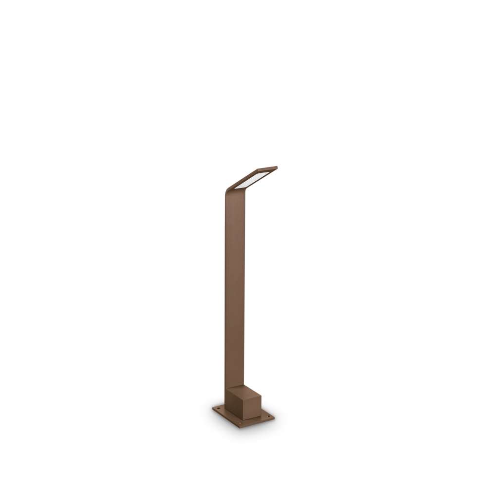 Градинска LED лампа Ideal Lux Agos PT H60 326689 6.5W 3000K кафява - продуктов изглед