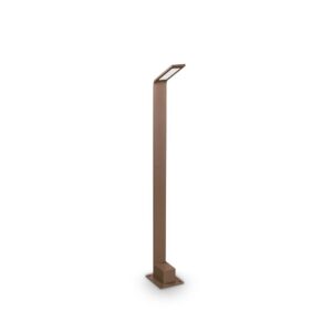 Градинска LED лампа Ideal Lux Agos PT H80 326726 6.5W 3000K кафява - продуктов изглед