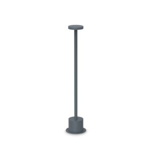 Градинска лампа Ideal Lux Toffee PT D08 H50 347776 в цвят антрацит - общ изглед