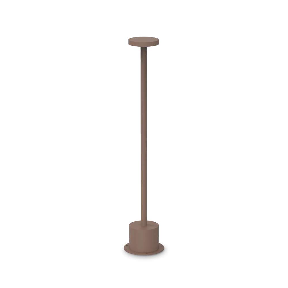 Градинска лампа Ideal Lux Toffee PT D08 H50 347783 кафява - общ изглед