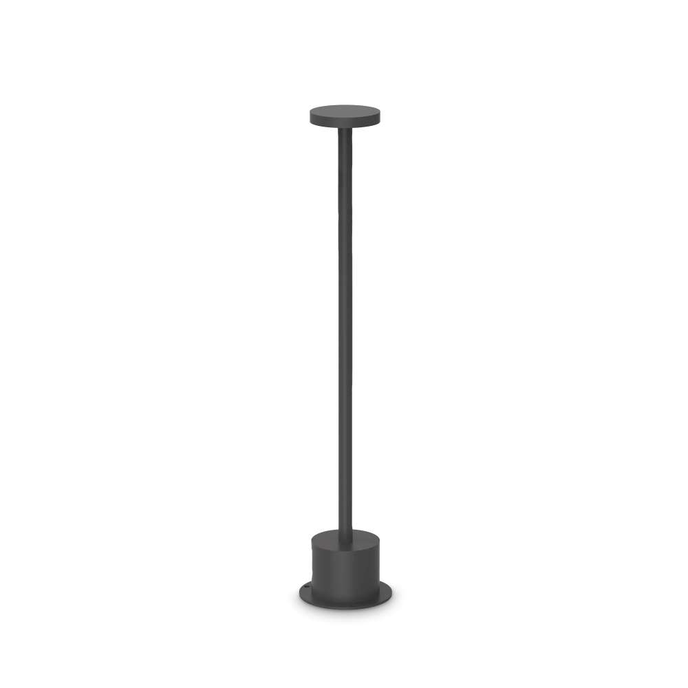 Градинска лампа Ideal Lux Toffee PT D08 H50 347790 черна - общ изглед