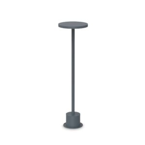 Градинска лампа Ideal Lux Toffee PT D16 H50 347837 в цвят антрацит - общ изглед