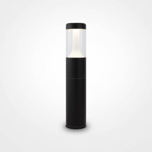 Maytoni Koln O590FL-L8B4K - черна градинска LED лампа с цилиндричен корпус