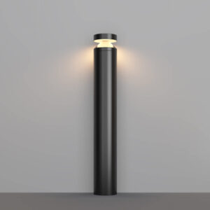 Maytoni Olten O591FL-L12GF3K1 - градинска LED лампа в цвят графит с цилиндричен корпус и кръгла глава