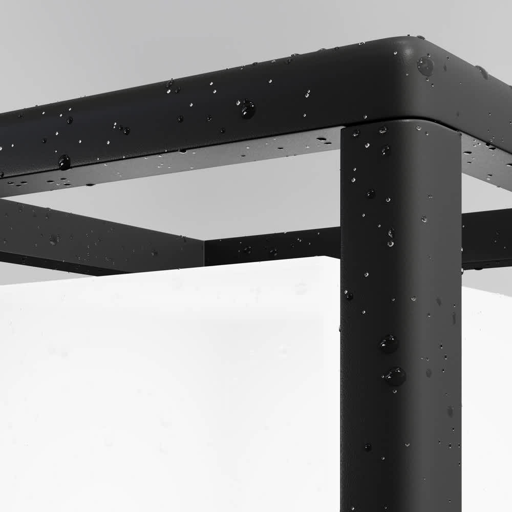 Maytoni Trim O455FL-01GF1 - детайл на рамката с водни капки