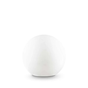 Градинска лампа Ideal Lux Sole PT1 D40 191621 с бял опален дифузер