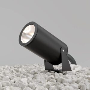 Maytoni Bern O050FL-L30GF3K - графитен градински LED прожектор с наклоняем корпус