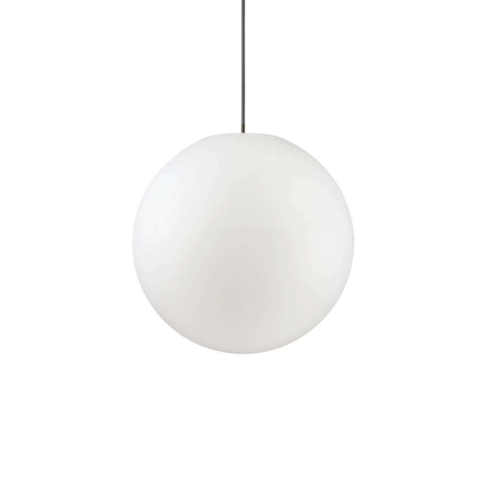 Градински пендел Ideal Lux Sole SP1 D40 136004 с бял опален дифузер