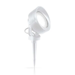 Градински прожектор Ideal Lux Litio PR1 145310 в бяло - основен изглед