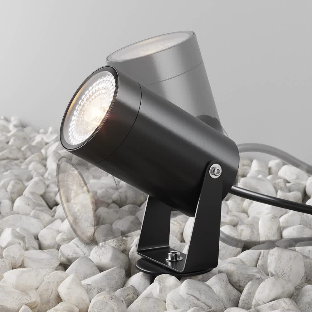 Градински прожектор Maytoni Scope O025FL-01B, регулиране на наклона
