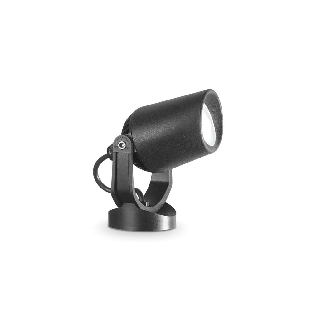 Градински прожектор Ideal Lux Elio PR1 120201 черен - общ изглед