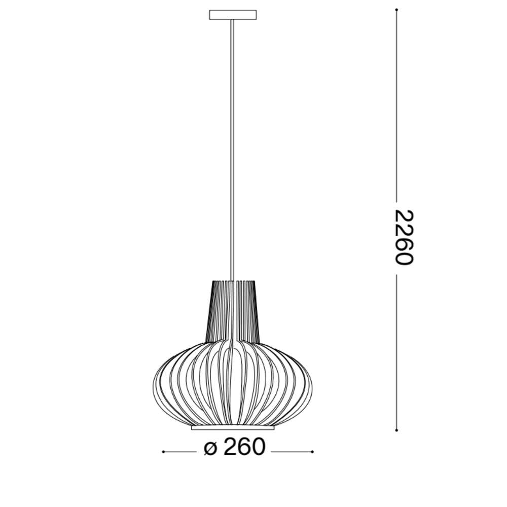 Оригинална схема с размери на Ideal Lux Citrus-2 SP1 159850