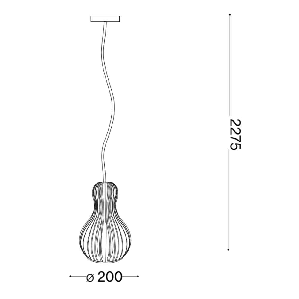 Оригинална схема с размери на Ideal Lux Citrus-3 SP1 159867