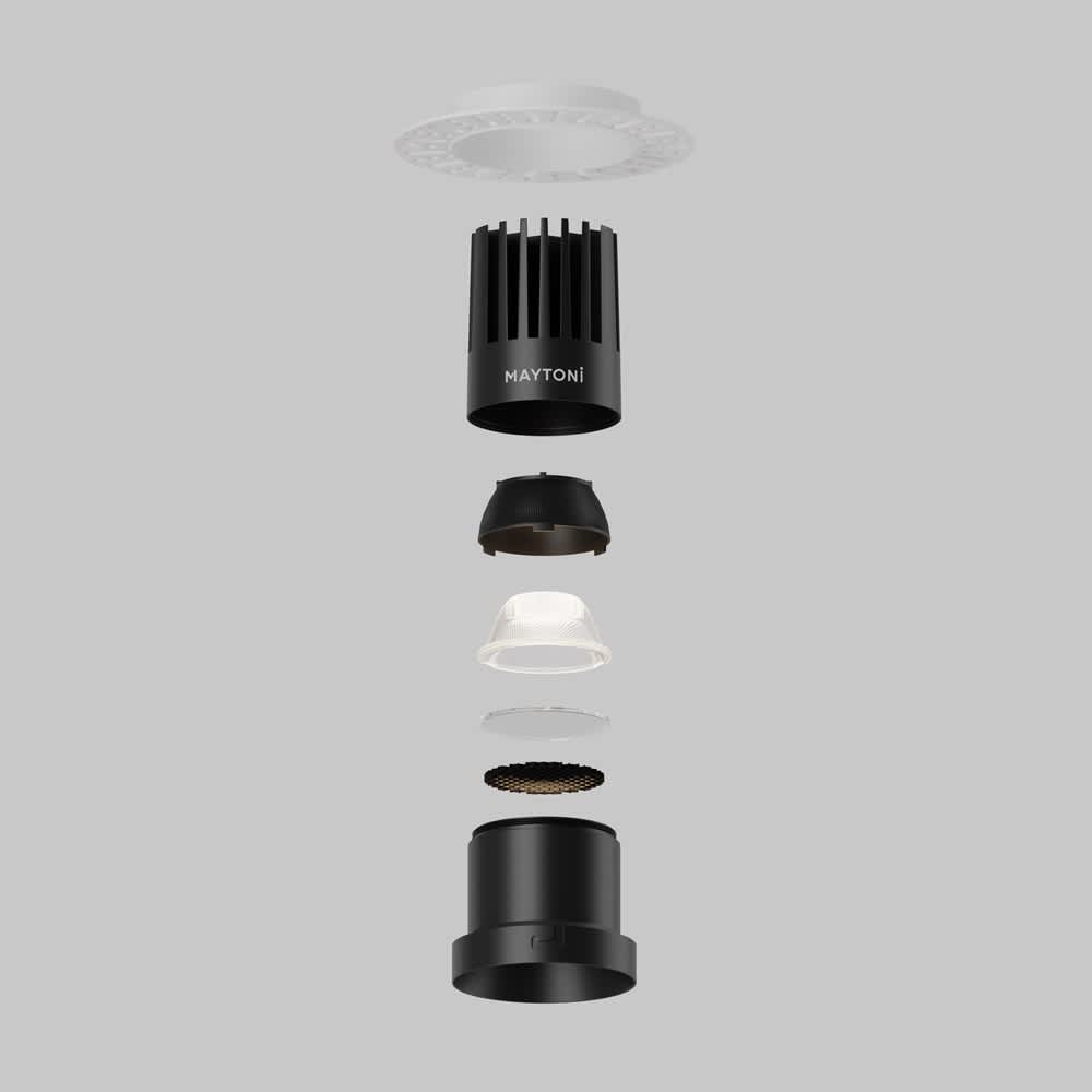 Защитно стъкло Maytoni Dip Glass001-D45, място на стъклото в DL122