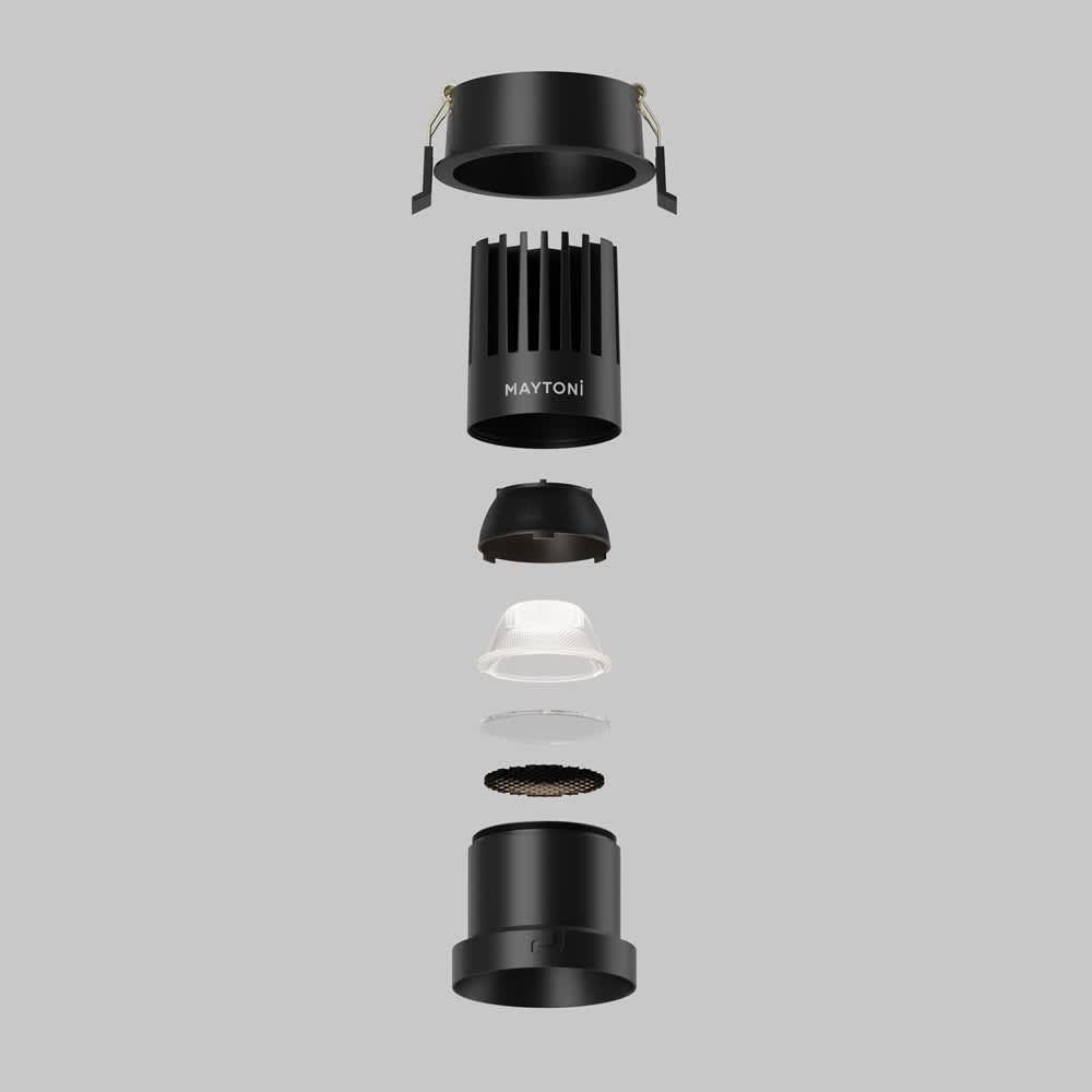 Защитно стъкло Maytoni Dip Glass001-D45, място на стъклото в DL118