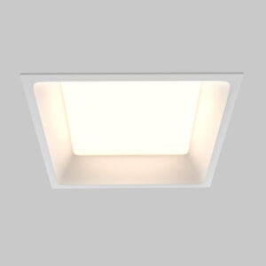 LED луна за вграждане Maytoni Okno DL056-18W3-4-6K-W, бяла, общ изглед на квадратната луна