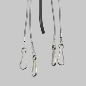 Maytoni Zon C032C-04-MG-1 - детайл на стоманените въжета и закрепванията Комплект за окачване Maytoni Zon C032C-04-MG-1 матово златист - детайл на стоманените въжета и закрепванията