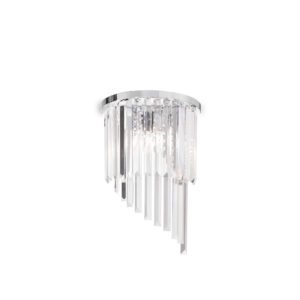 Кристален аплик Ideal Lux Carlton AP3 168913 в хром