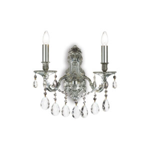 Кристален аплик Ideal Lux Gioconda AP2 044910 в сребрист цвят