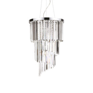 Кристален полилей Ideal Lux Carlton SP8 117737 в хром