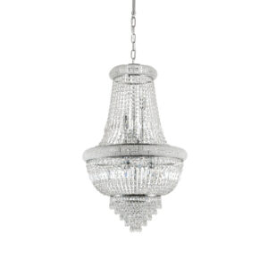 Кристален полилей Ideal Lux Dubai SP10 215969 в хром