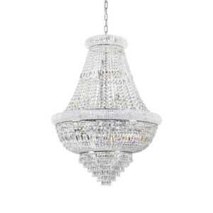 Полилей Ideal Lux Dubai SP24 243597 с хромирано покритие и прозрачни кристали