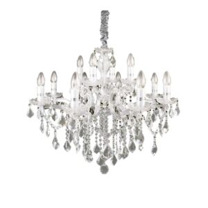 Полилей Ideal Lux Florian SP12 035604 в цвят хром на бял фон