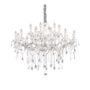 Полилей Ideal Lux Florian SP18 075150 в цвят хром на бял фон