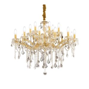 Полилей Ideal Lux Florian SP18 075181 в цвят златист на бял фон