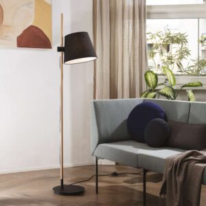 Черен лампион Ideal Lux Axel PT1 до диван в хол