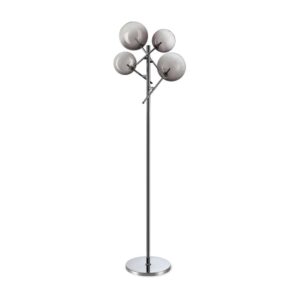 Лампион Ideal Lux Equinoxe PT04 348292 - хромирано тяло и опушено стъкло
