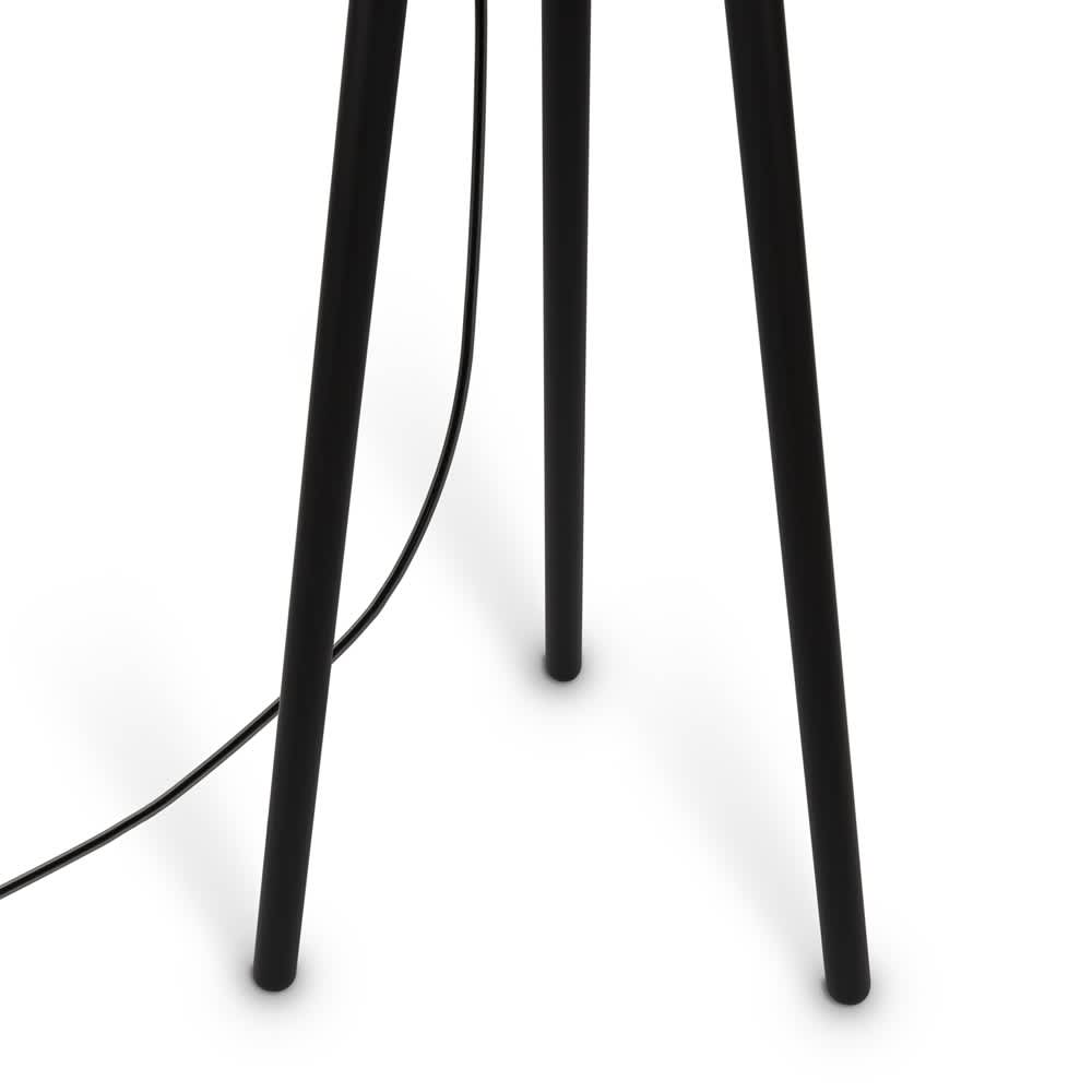 Maytoni Calvin Z177FL-01B - дървените крака на черния лампион