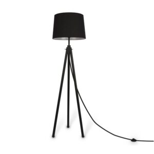 Maytoni Calvin Z177FL-01B - черен лампион с тринога основа