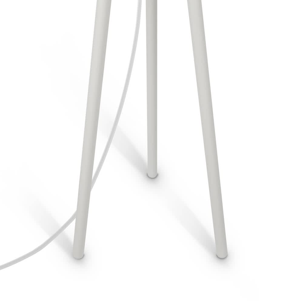 Maytoni Calvin Z177FL-01W - дървените крака на белия лампион