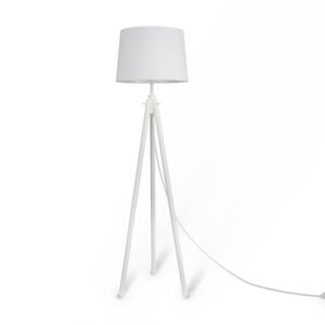 Maytoni Calvin Z177FL-01W - бял лампион с тринога основа