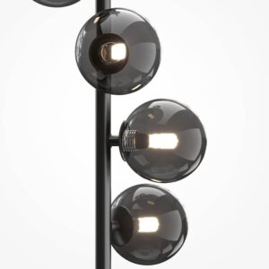 Maytoni Dallas MOD545FL-06B - детайл на стъклените абажури Лампион Maytoni Dallas MOD545FL-06B, детайл на стъклените абажури