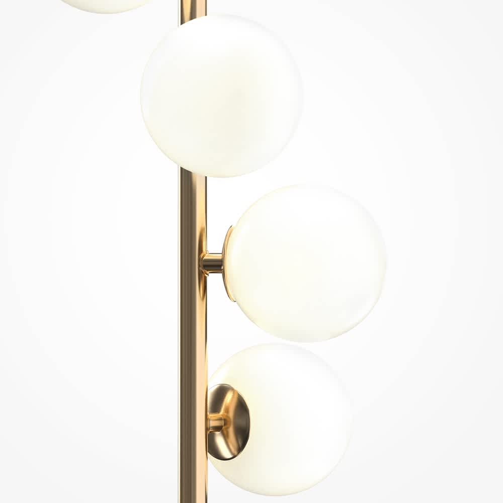 Лампион Maytoni Dallas MOD545FL-06G, детайл на стъклените абажури