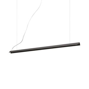 Черен линеен LED пендел Ideal Lux V-line SP 275376 с две стоманени окачвания