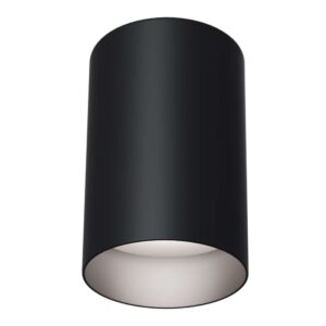 Луна за повърхностен монтаж Maytoni Slim C014CL-01B GU10 Ø8,5 см черна - общ изглед на цилиндричната луна