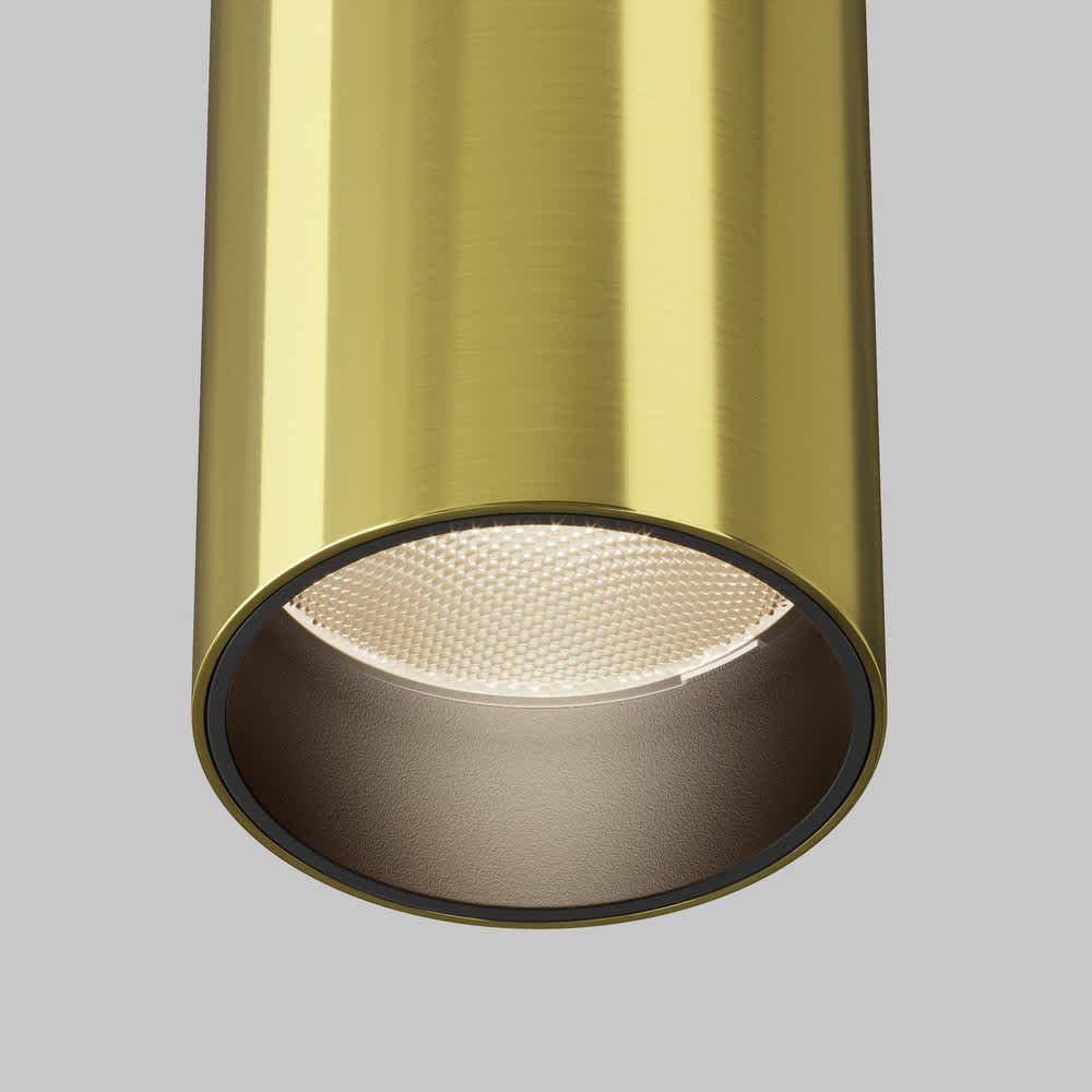 Луна за таван Maytoni Focus C056CL-L12W3K-W-BS, детайл на оптиката