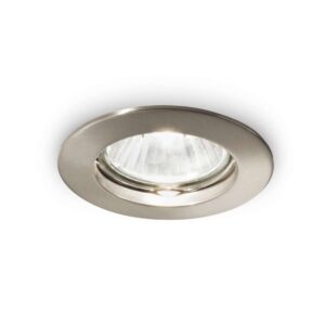 Луничка за вграждане Ideal Lux Jazz FI 083087 GU10 Ø7.3 см никел