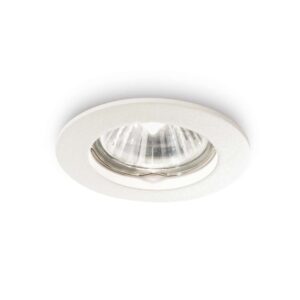 Луничка за вграждане Ideal Lux Jazz FI 083117 GU10 Ø7.3 см бяла