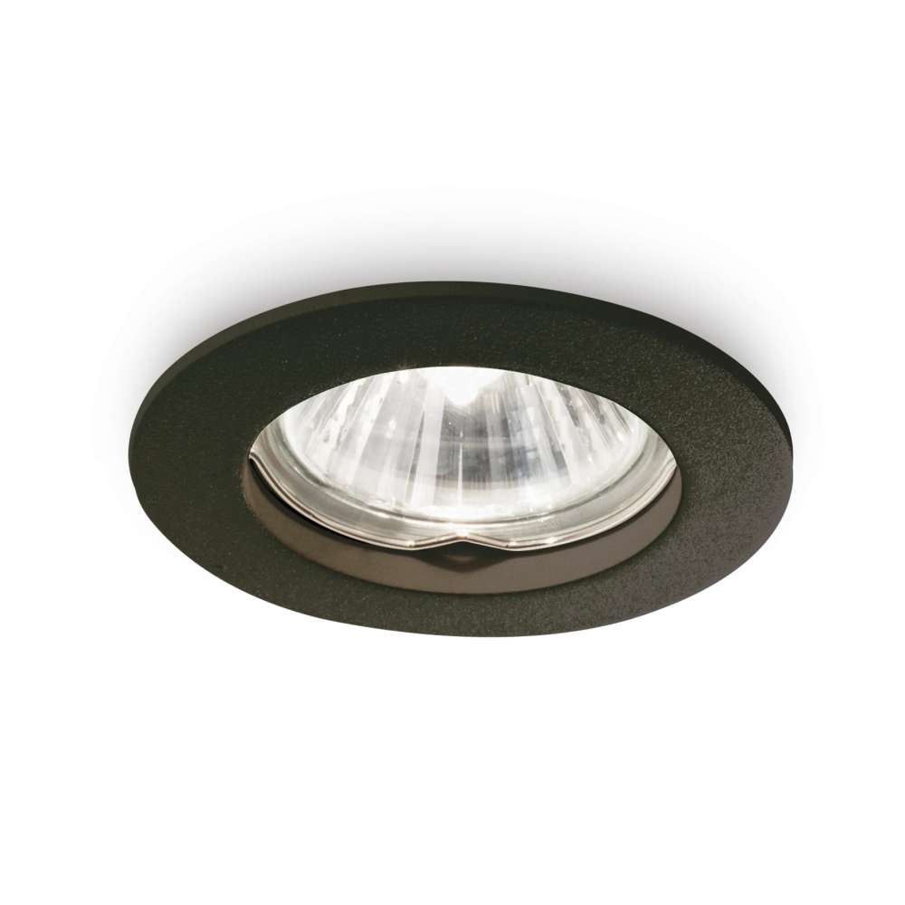 Луничка за вграждане Ideal Lux Jazz FI 243818 GU10 Ø7.3 см черна