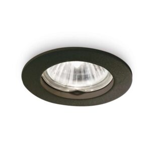 Луничка за вграждане Ideal Lux Jazz FI 243818 GU10 Ø7.3 см черна