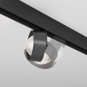 Черен магнитен LED спот Maytoni Lens TR217-4-15WTW-DD-B, накланяне на светлинната глава
