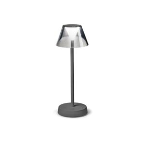 Настолна лампа Ideal Lux Lolita TL 286730 сива - общ изглед