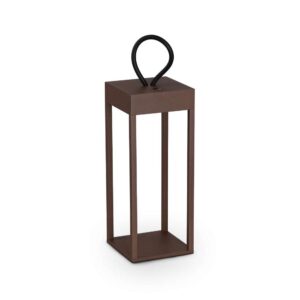 Настолна лампа Ideal Lux Enya TL 323244 кафява - общ изглед