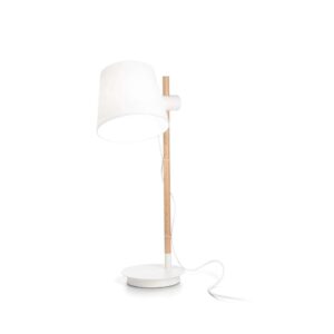 Настолна лампа Ideal Lux Axel TL1 282091 E27 бяла