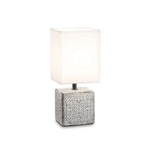Настолна лампа Ideal Lux Kali'-1 TL1 245348 E14 бяла - основен изглед